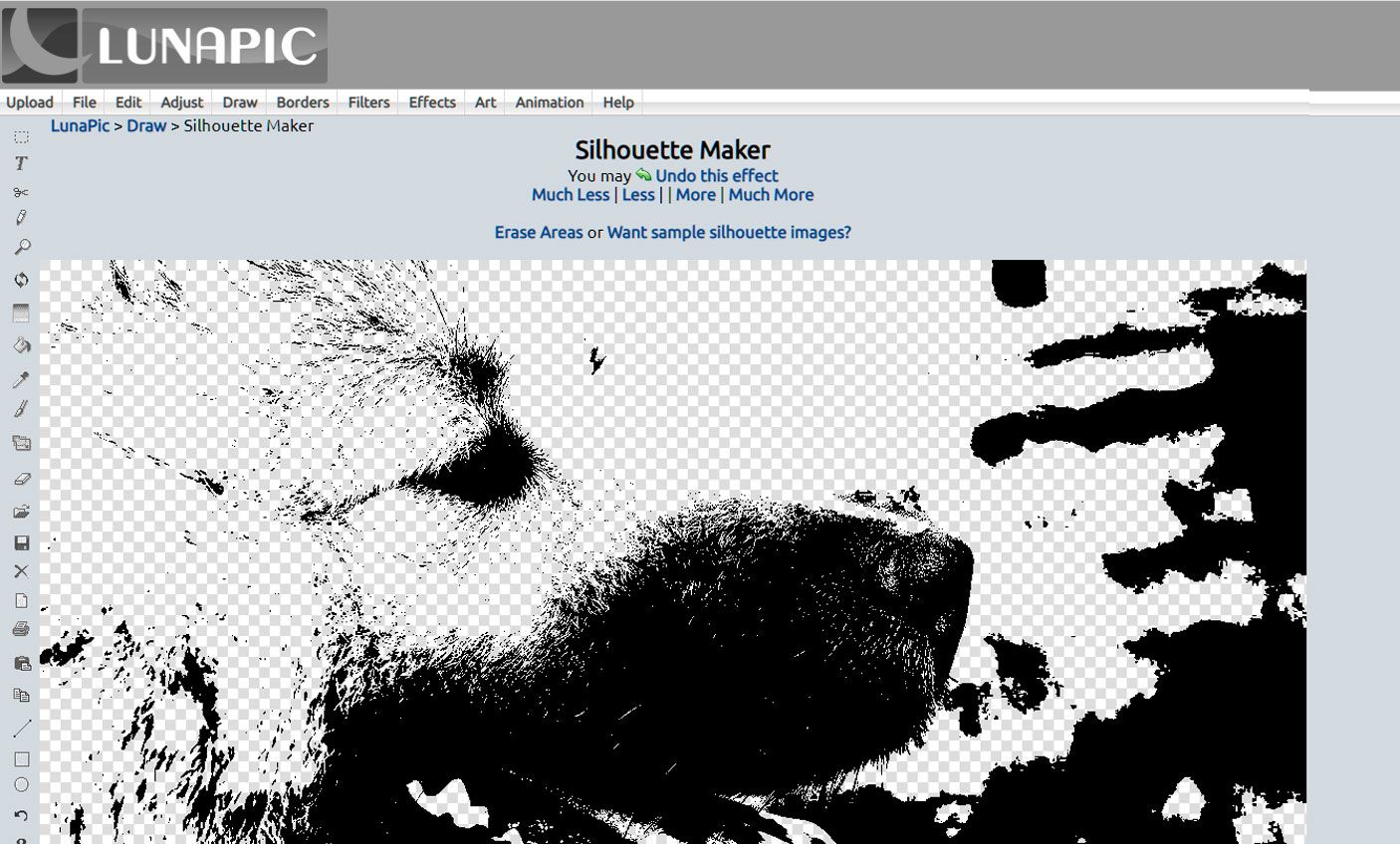 Online Silhouette Maker..