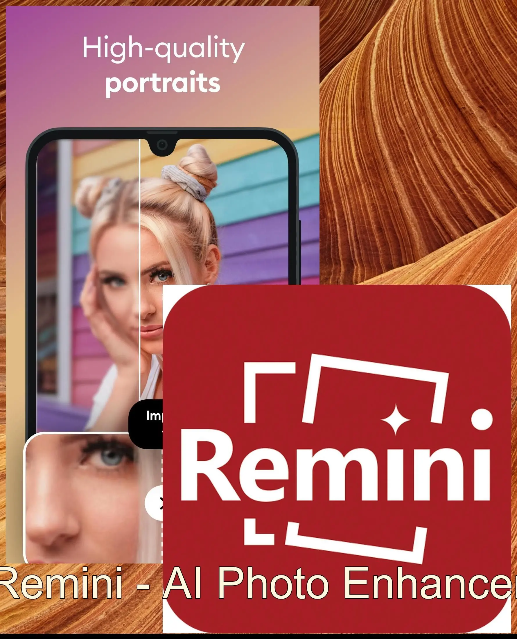 Remini - AI Fotoforsterker..